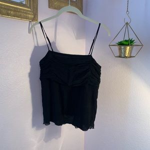 Black tank blouse